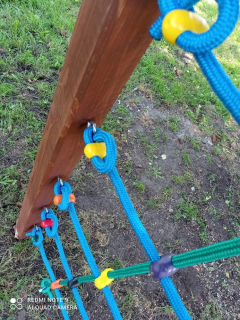Ihrisko Lezecká sieť 1,5 x 2 m, lano 14 mm